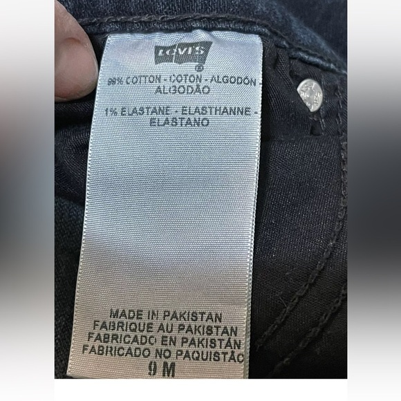 Levi's womens Legging Skinny Jeans Blue Denim Pants Size 9M - Picture 3 of 4